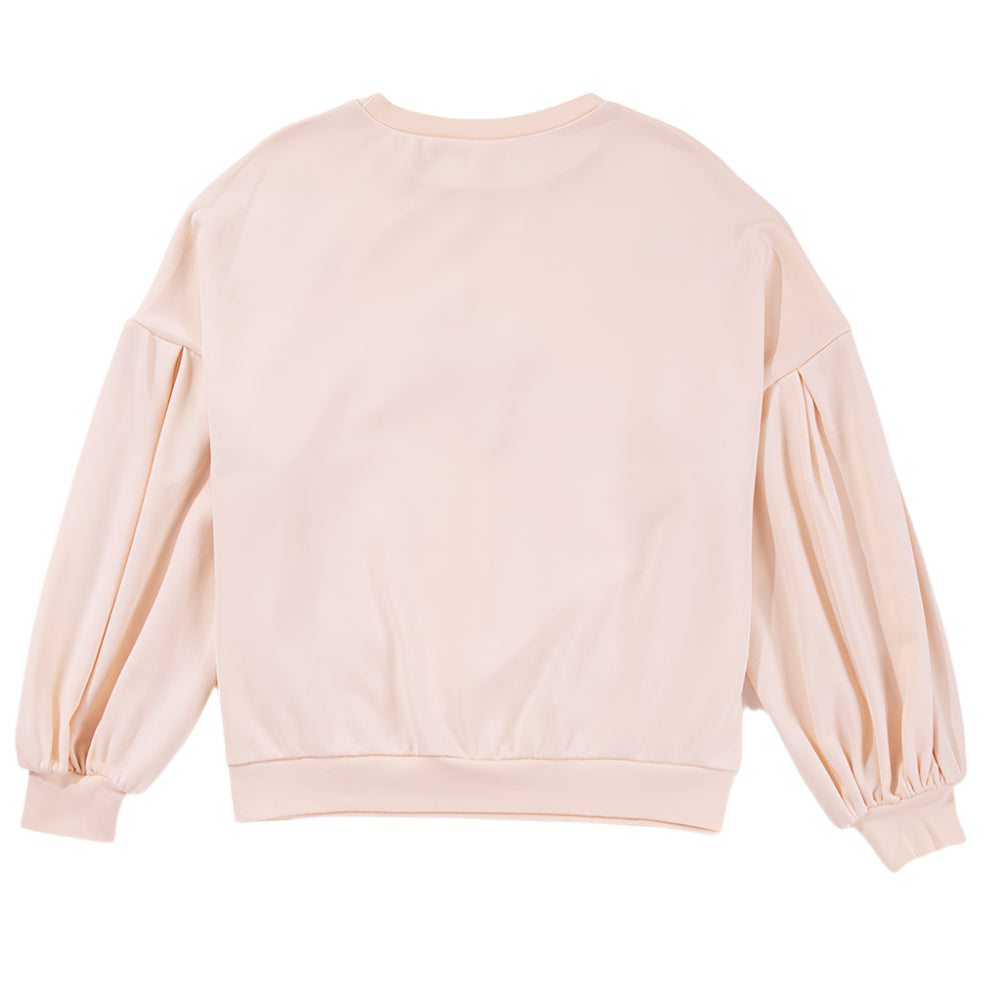 Bow Oversized Pullover Sweatshirt
