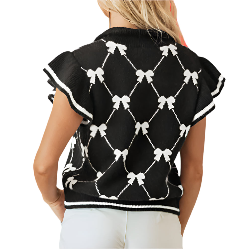 Kinsley Black Bow Sweater