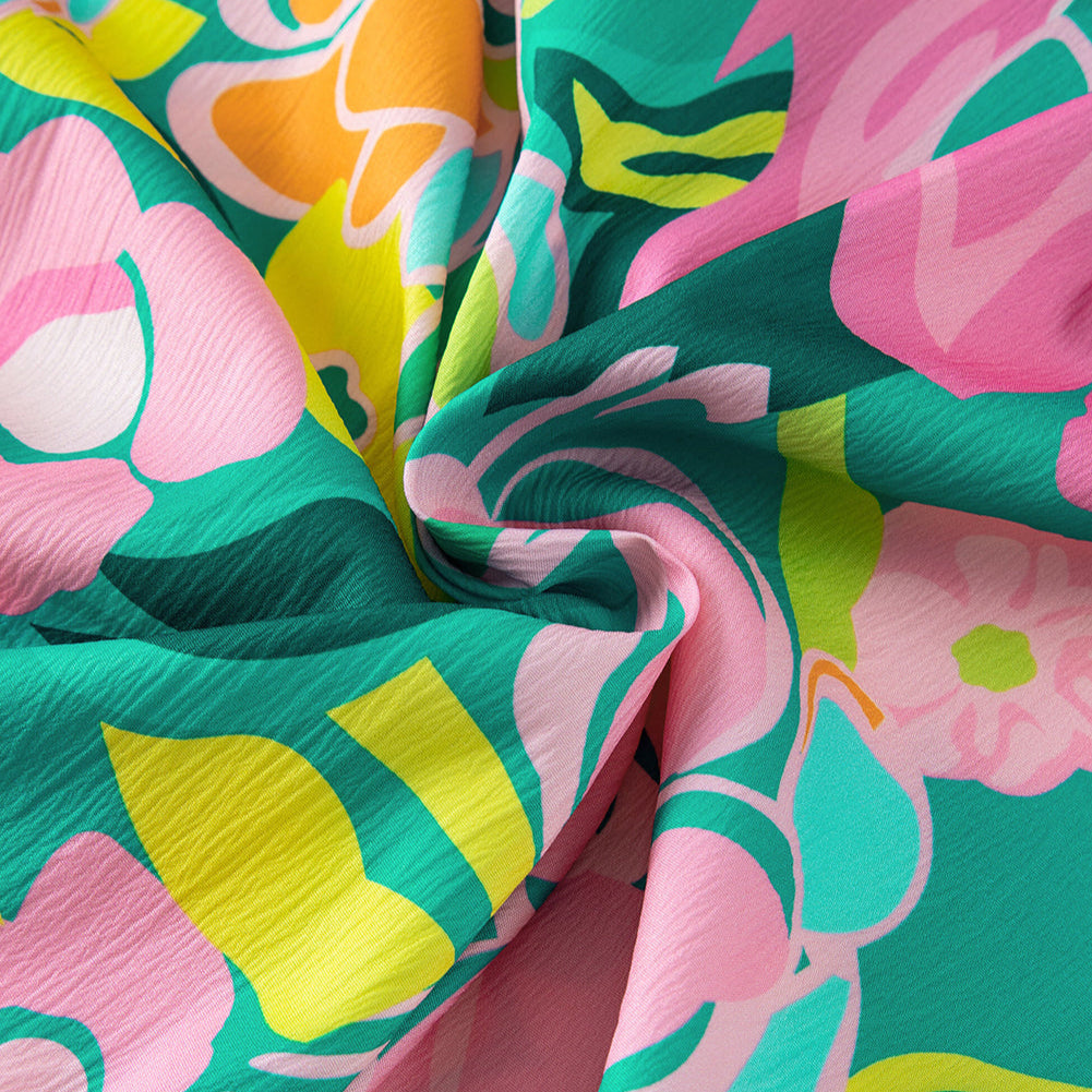 Lily Puff Sleeve Buttoned Dress