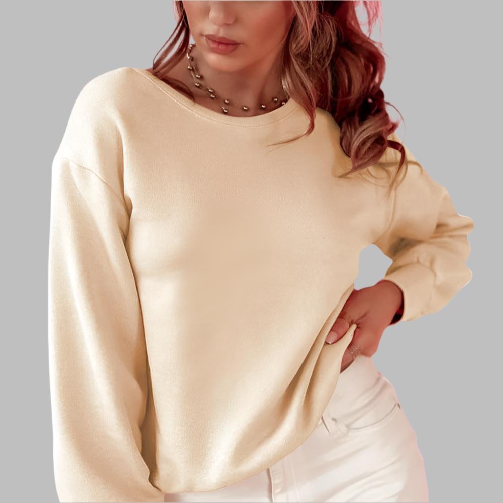 Emma Apricot Bowknot Sweatshirt