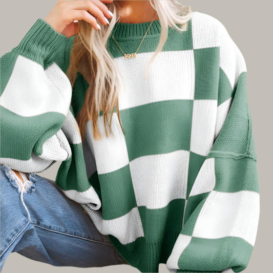 Nora Green Checkered Sweater