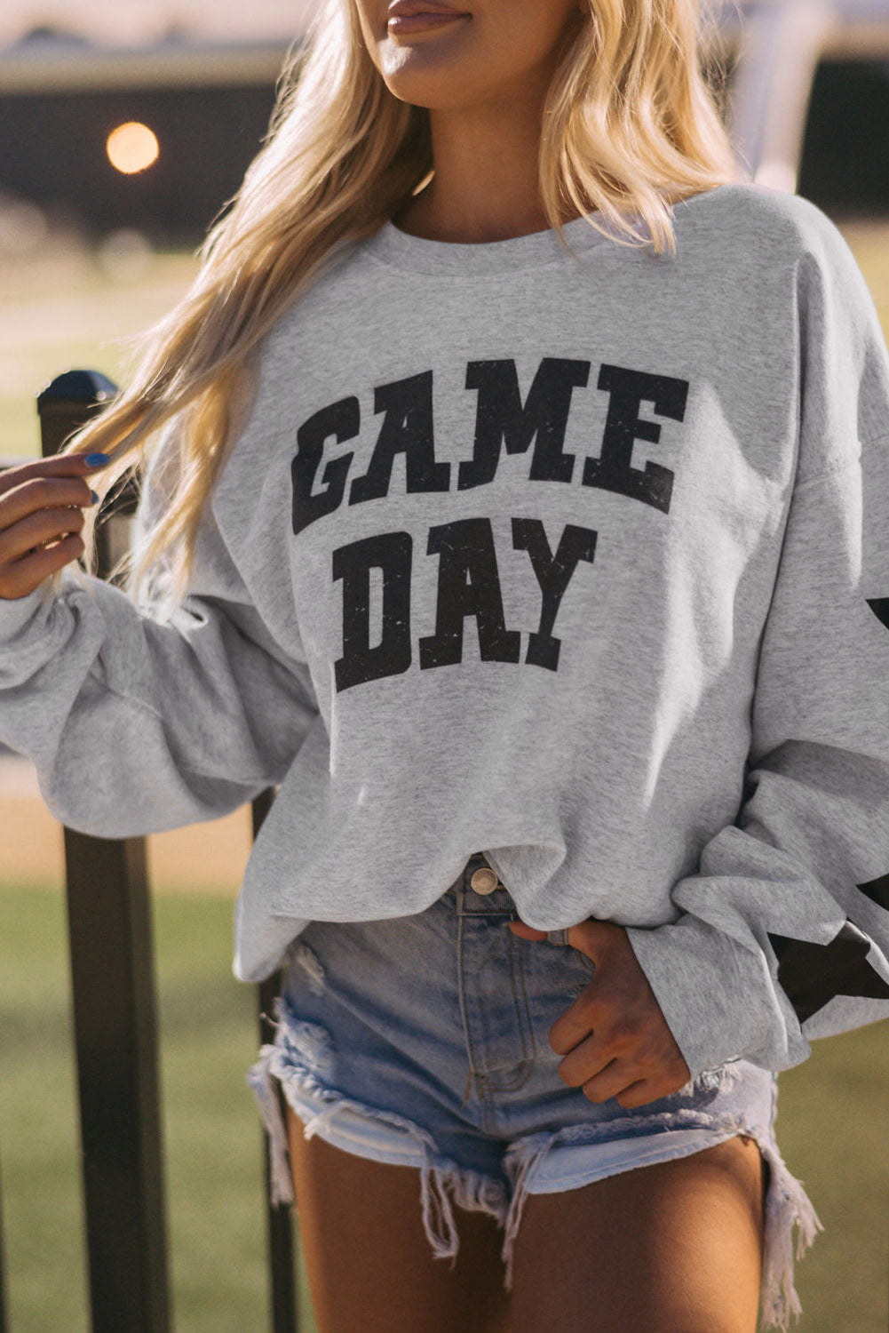 Teagan Black Game Day Sweatshirt